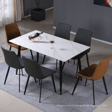 Modern Luxury Sintered Stone furniture Dining Table Set